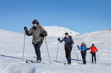 Cross-country skitocht Landmannalaugar IJsland. Foto IMG.