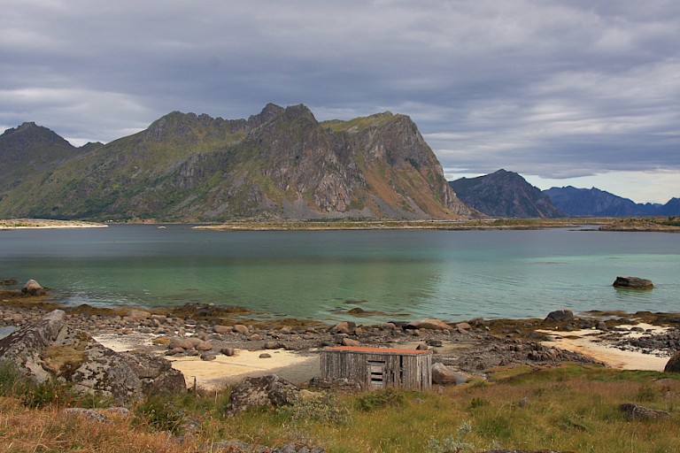 Het kenmerkende landschap van de Vesterålen.