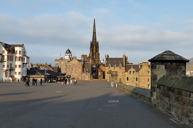 Het oude gedeelte van Edinburgh.