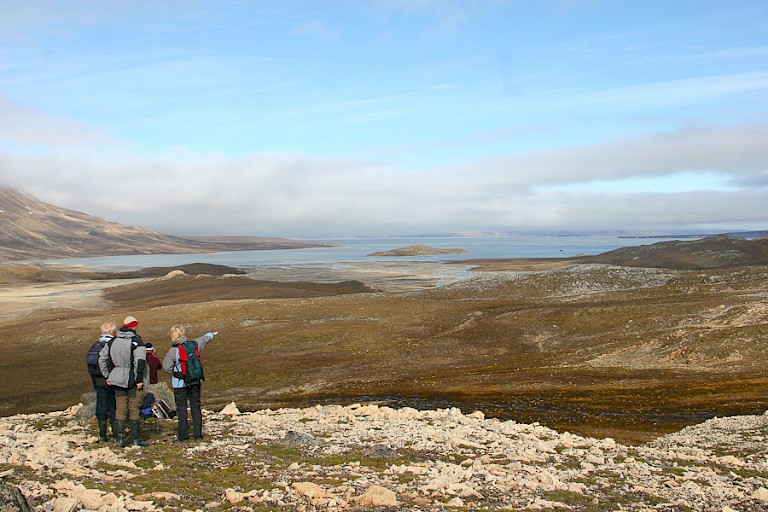 Uitzicht over Edgeøya.