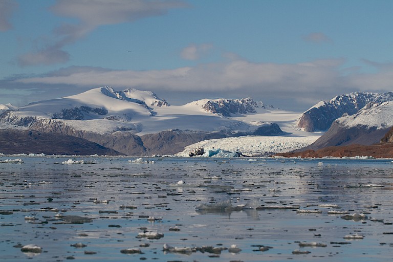Kongsfjord, Spitsbergen.