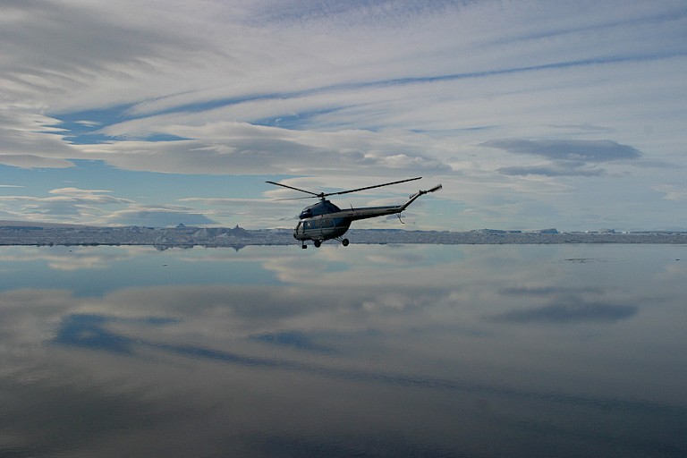 Een helikopter is hier onmisbaar.